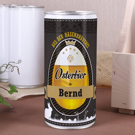 1 Liter Bierdose Oster-Bier mit Name