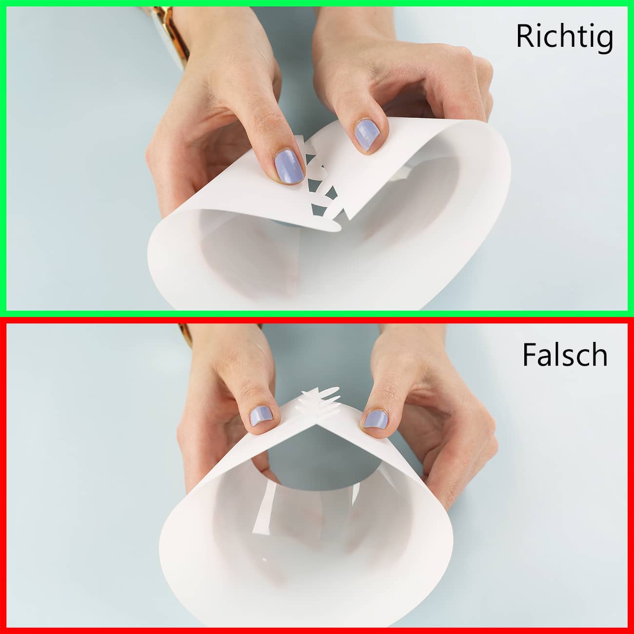 Steckanleitung für Lampenschirm