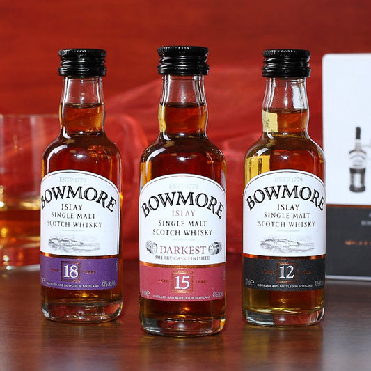 Edler Bowmore Single Malt 3er Set 50ml