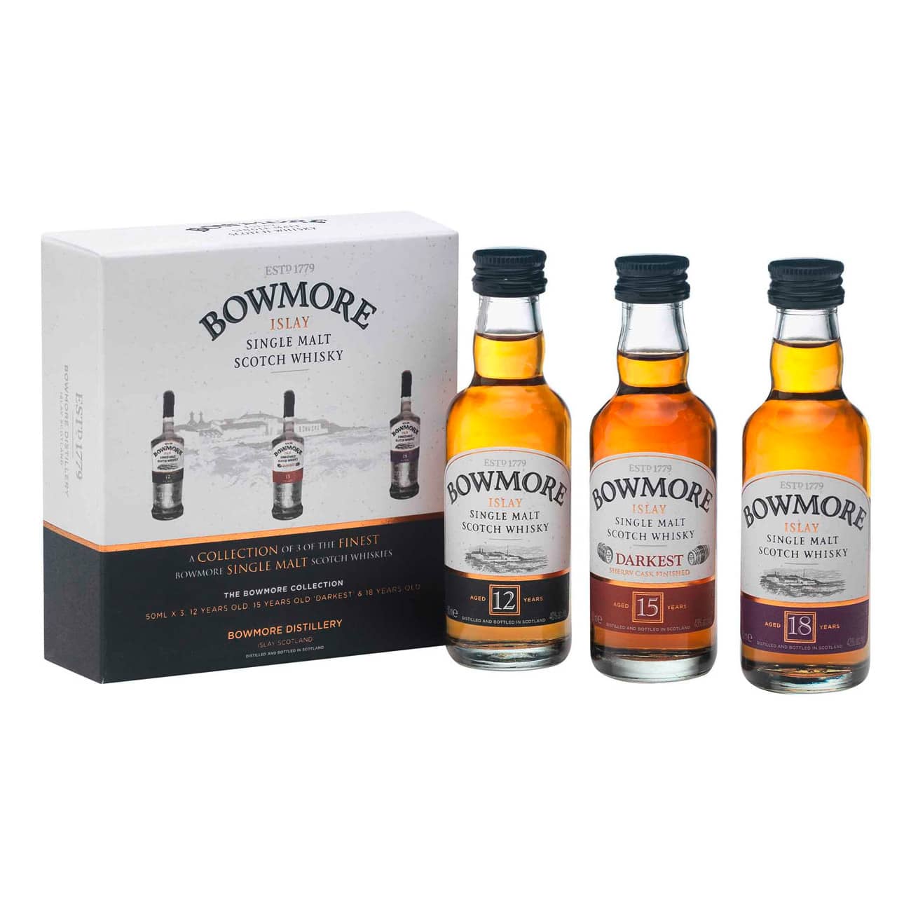 Bowmore Single Malt 3er Set 50ml 