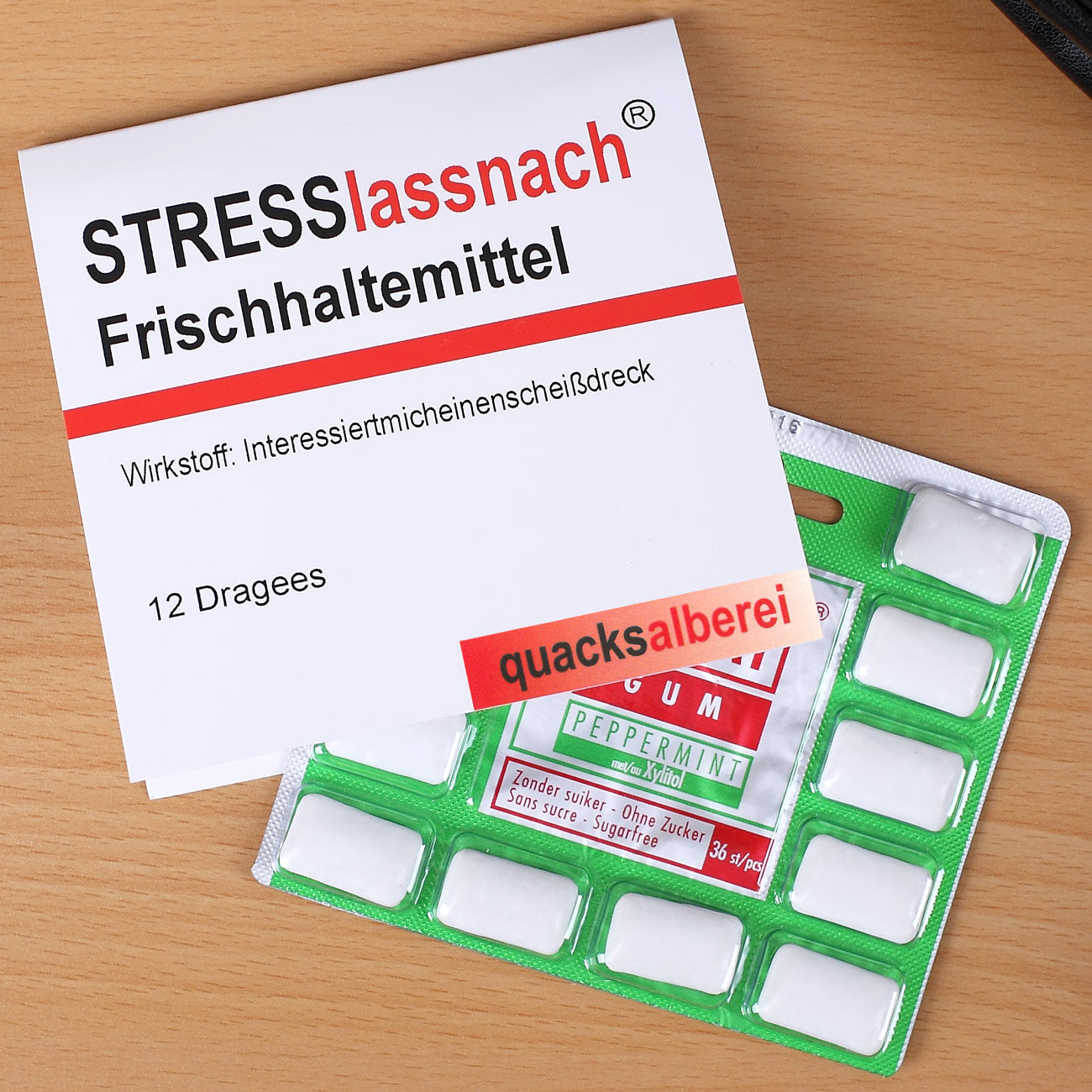 Kaugummi Frischhaltemittel - Stresslassnach