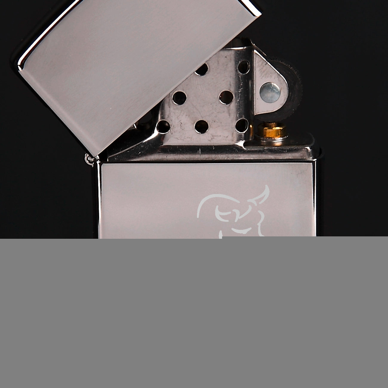 Original Zippo Feuerzeug mit Monogramm und Sternzeichen