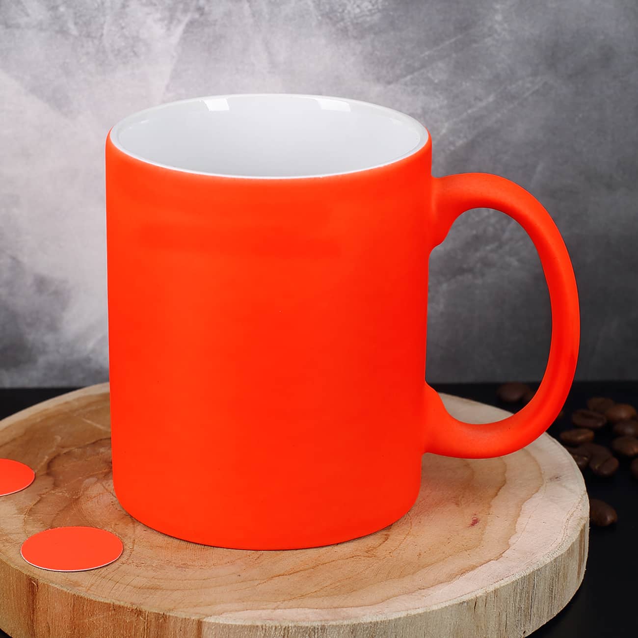 Tasse in Neon Orange