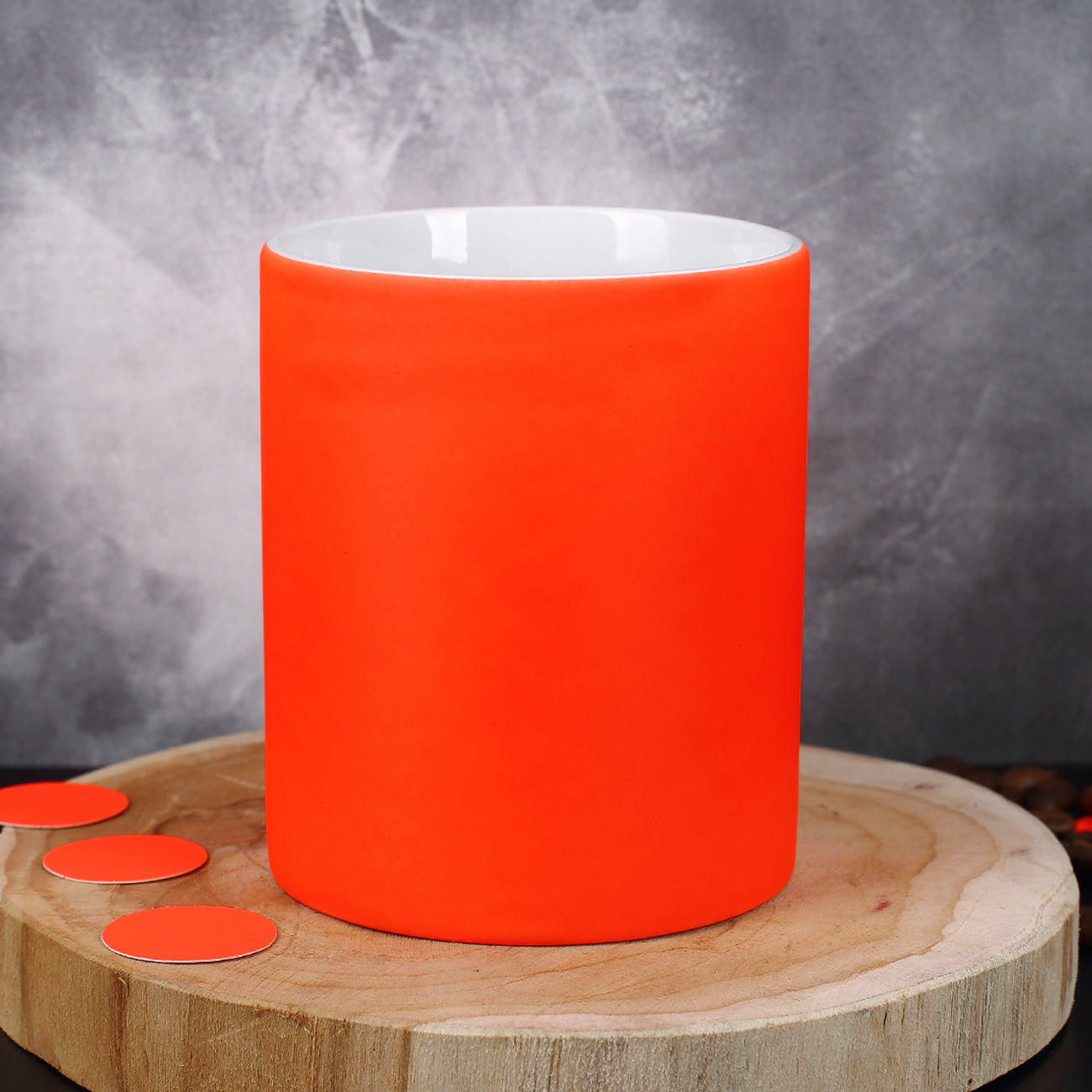 Tasse in Neon Orange