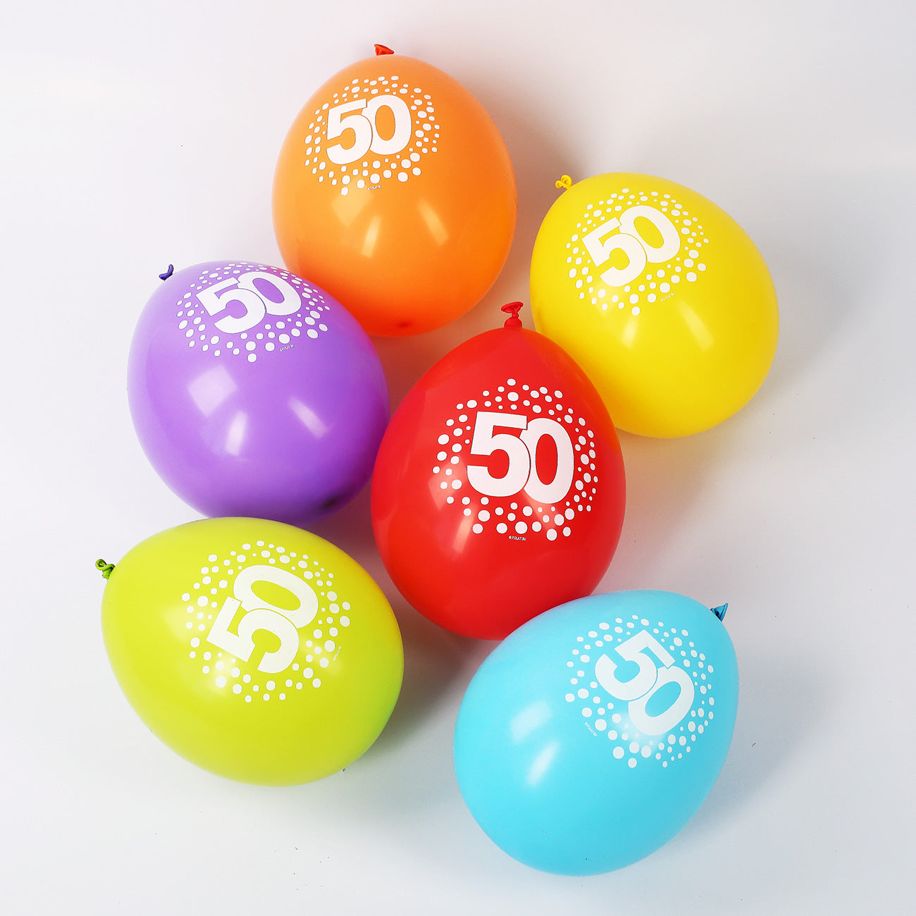 Geburtstagsballons zum 50.