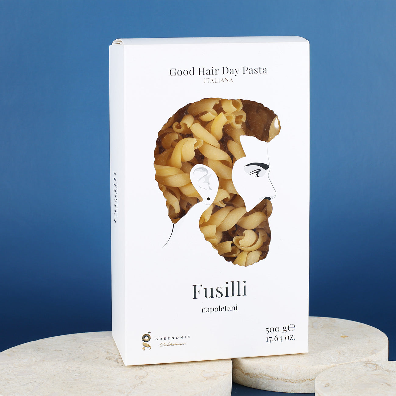 Good Hair Day Pasta - Fusilli napoletani mit interessanter Verpackung