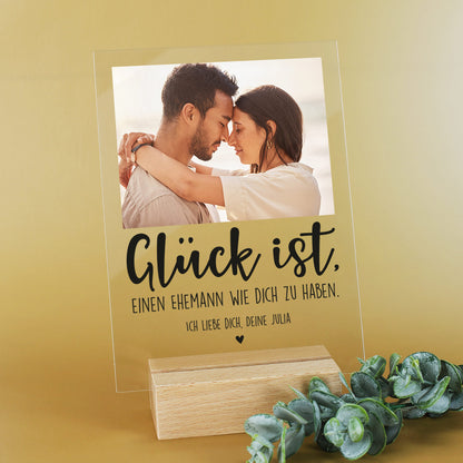 Personalisiertes Acrylfoto mit Ihrem Wunschdesign zum Valentinstag