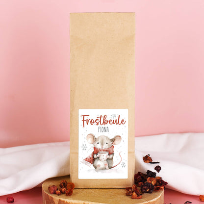 Frostbeule - Früchtetee mit Name personalisiert