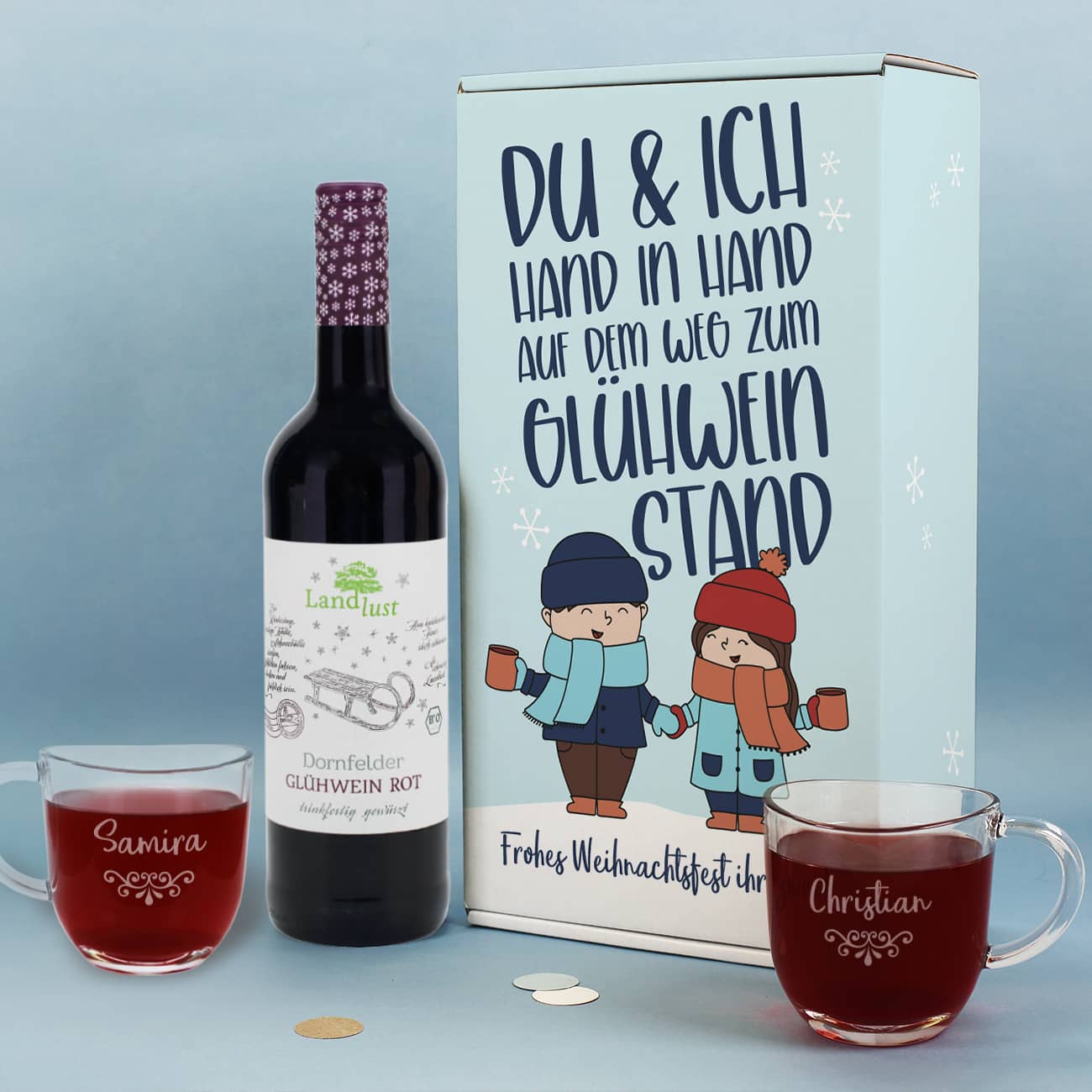 Bio Glühwein Weihnachtsgeschenk