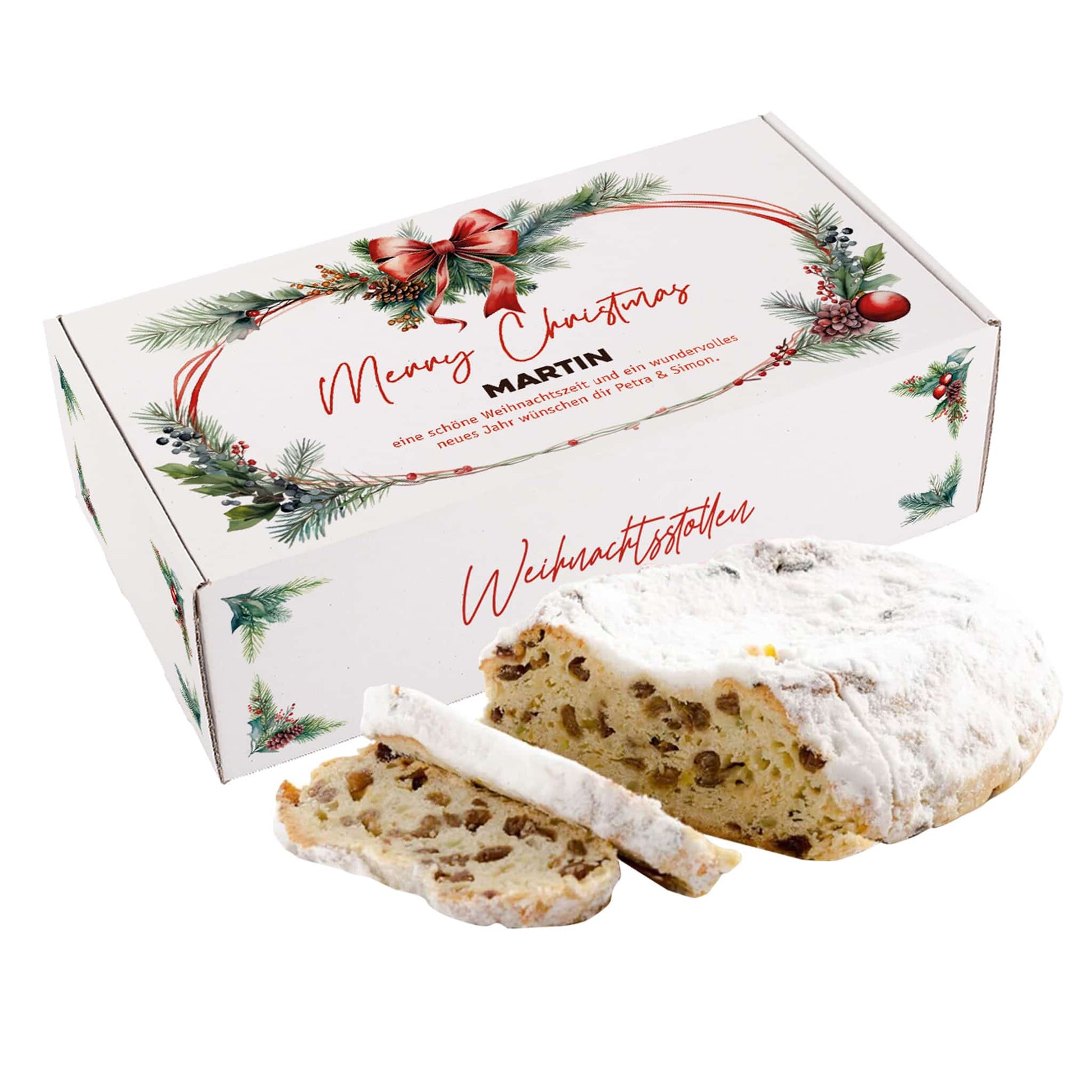 Stollen in persönlicher Geschenkverpackung, 1000g