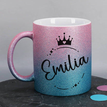 Exklusives Geschenkset mit Glitzertasse