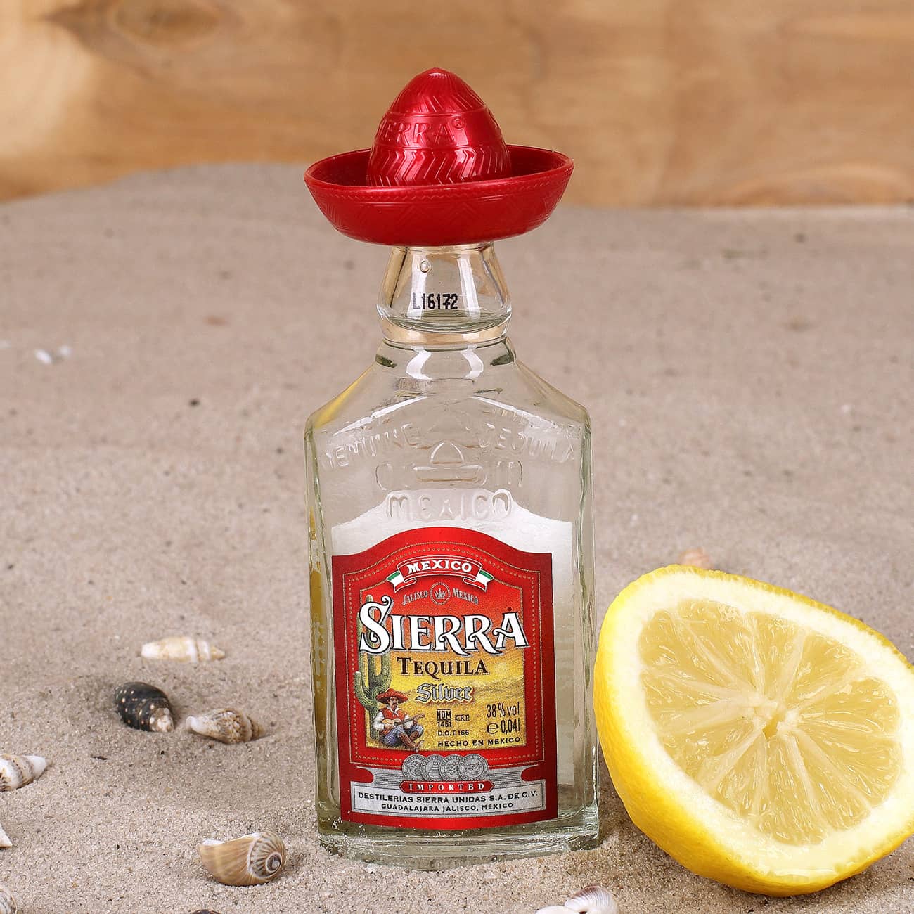 Sierra Tequila Geschenkset mit Miniatur-Flasche 