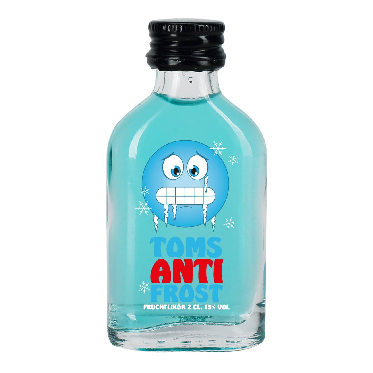 Anti Frost Schnaps mit Namensaufdruck