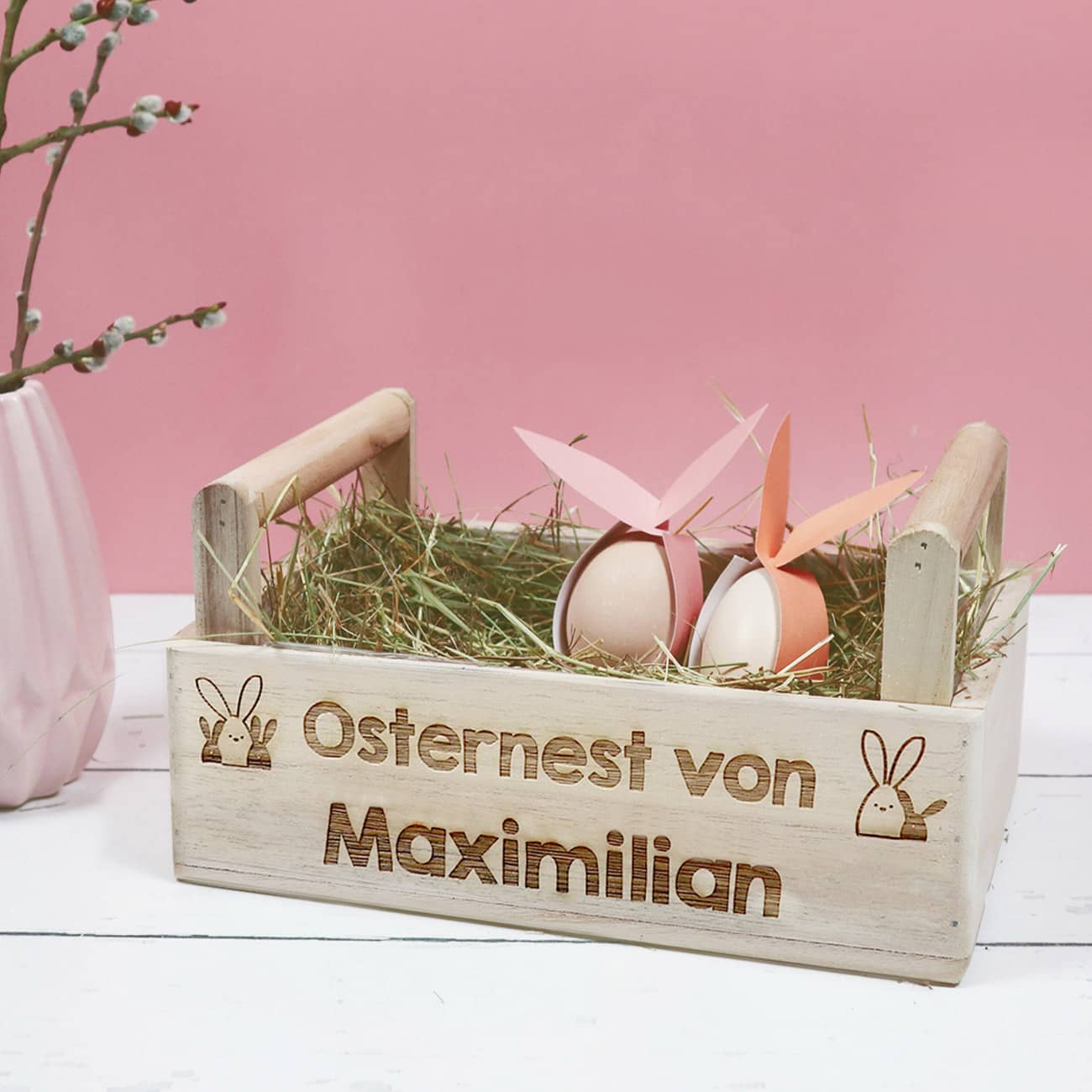 Serviervorschlag als Osternest