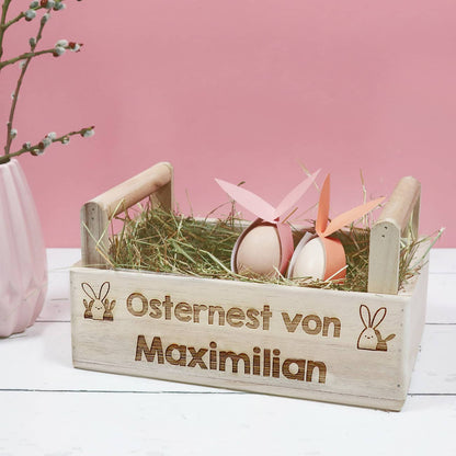 Serviervorschlag als Osternest