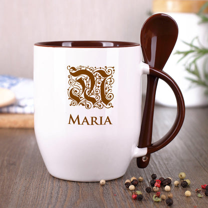 Tasse mit eigenem Monogramm