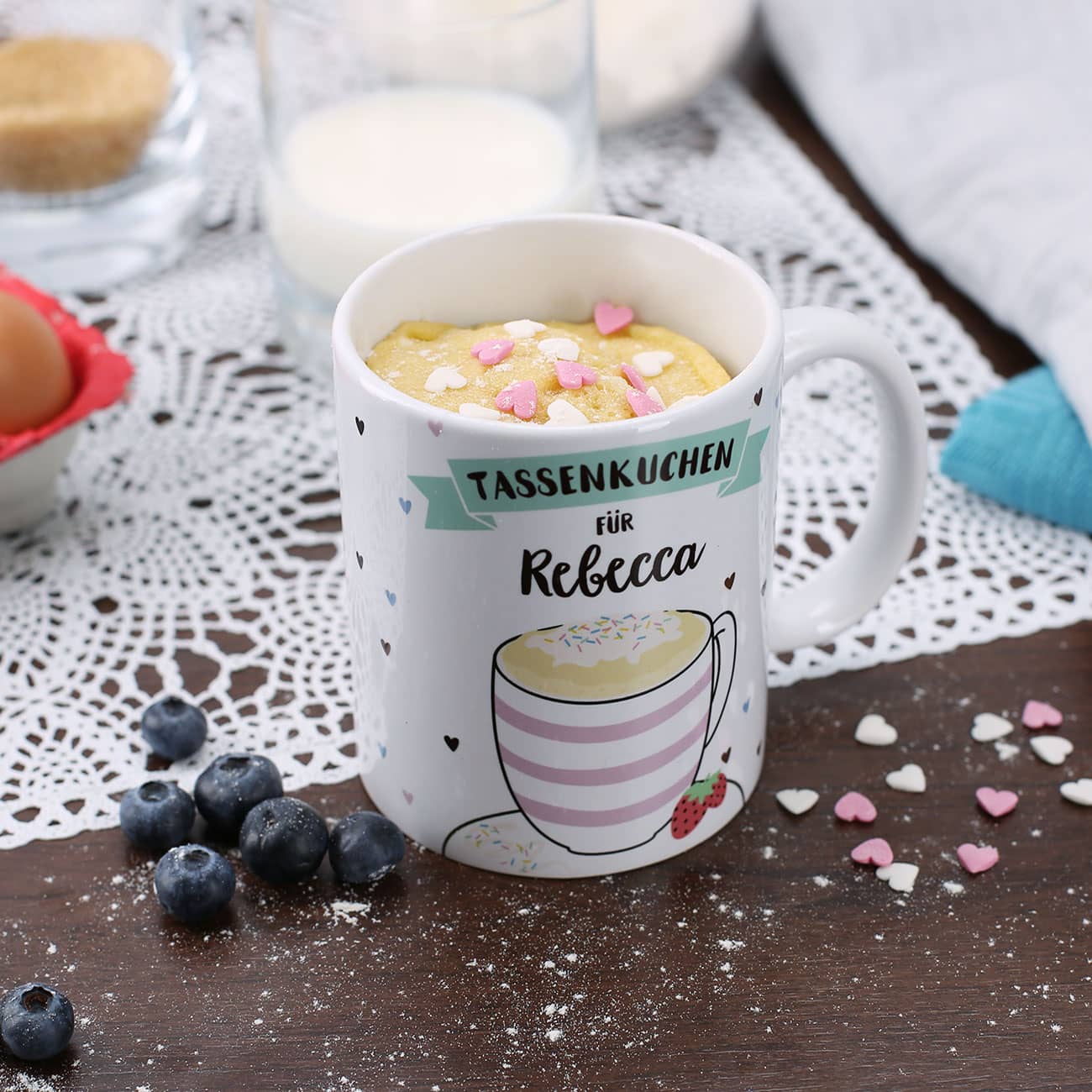 Tassenkuchen Tasse personalisiert mit Name