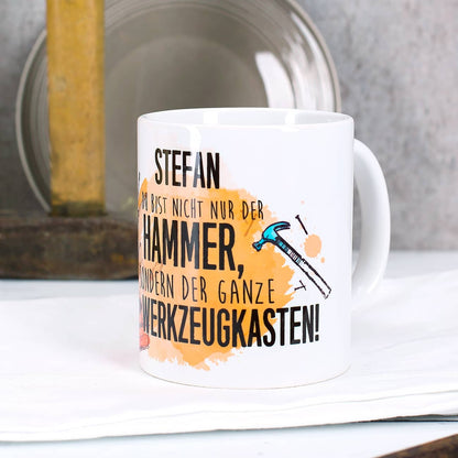 Tasse für Handwerker mit witzigem Spruch