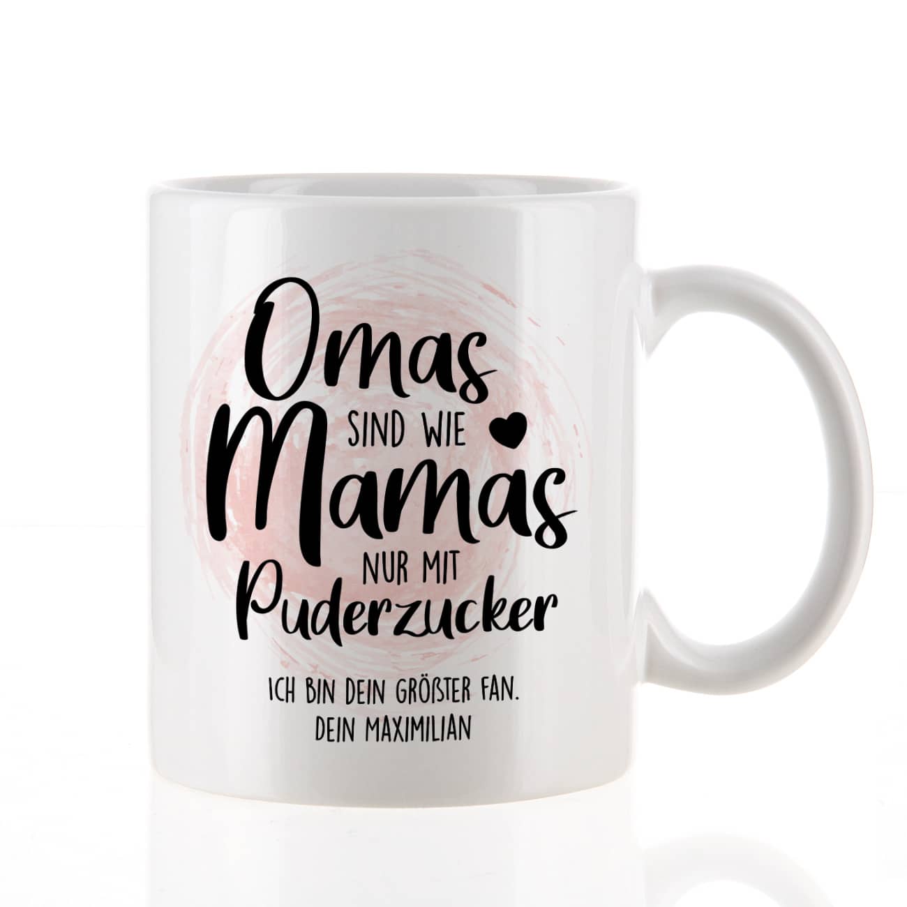 Omas sind wie Mamas - Tasse mit Ihrem Wunschtext bedruckt