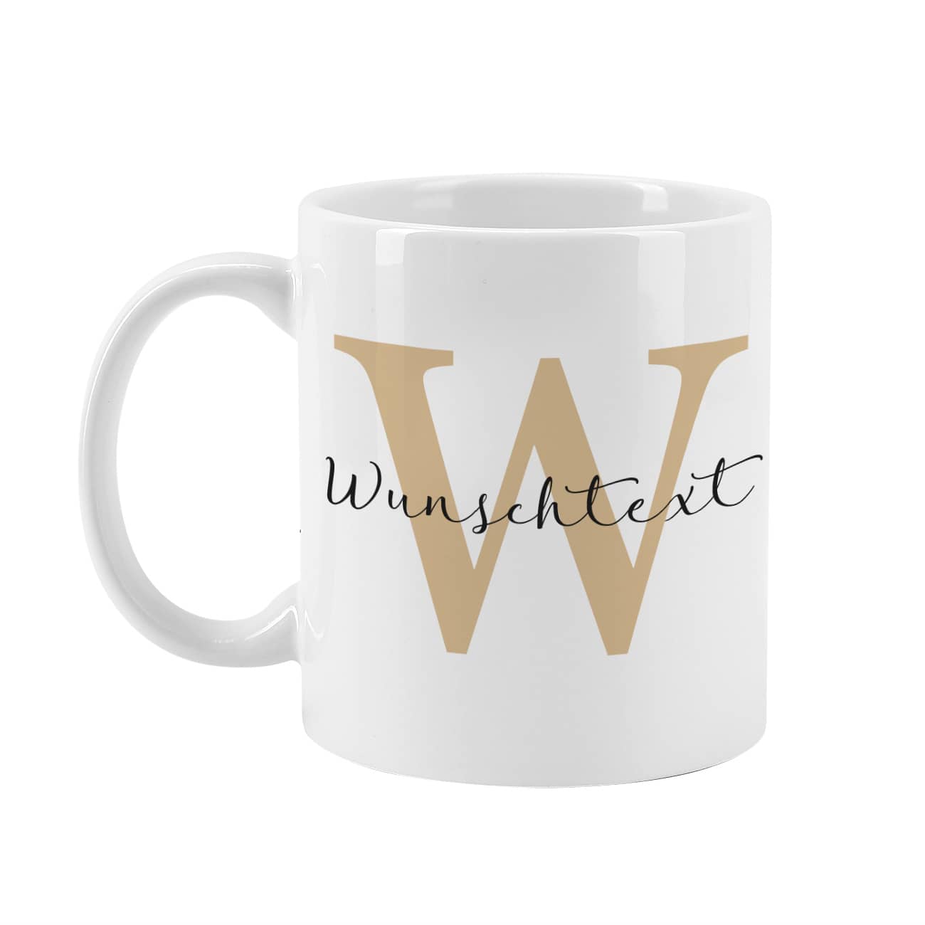 Keramiktasse mit Wunschtext