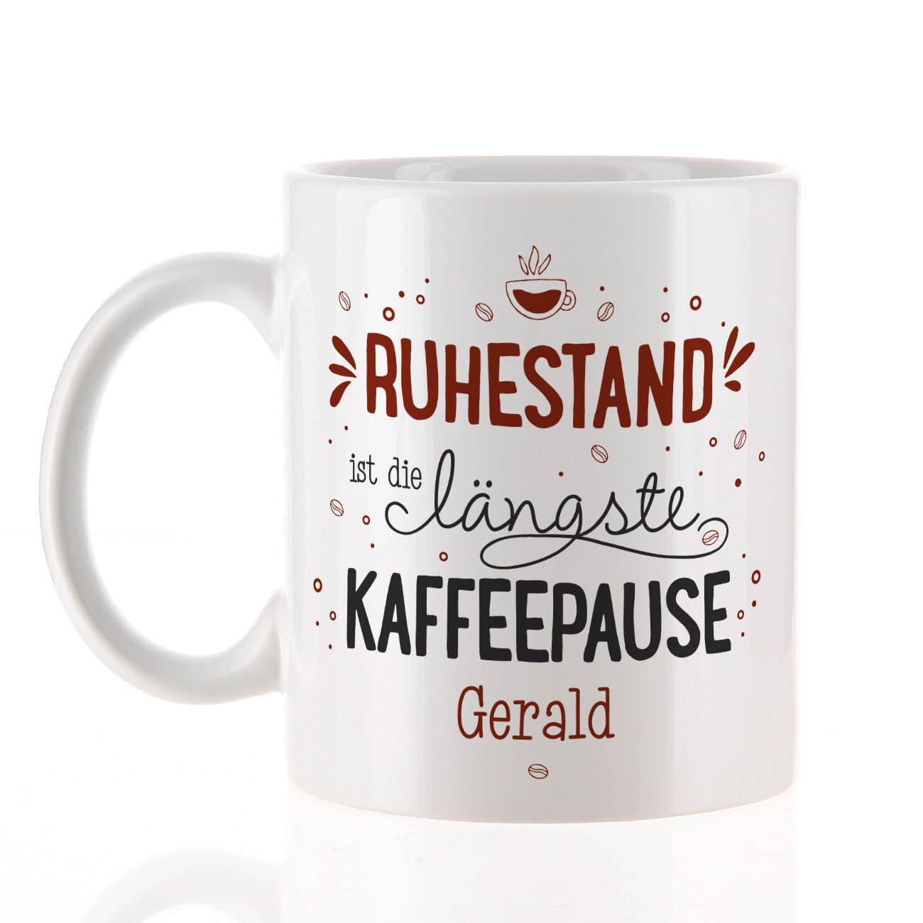 Originelle Kaffeetasse zum Ruhestand