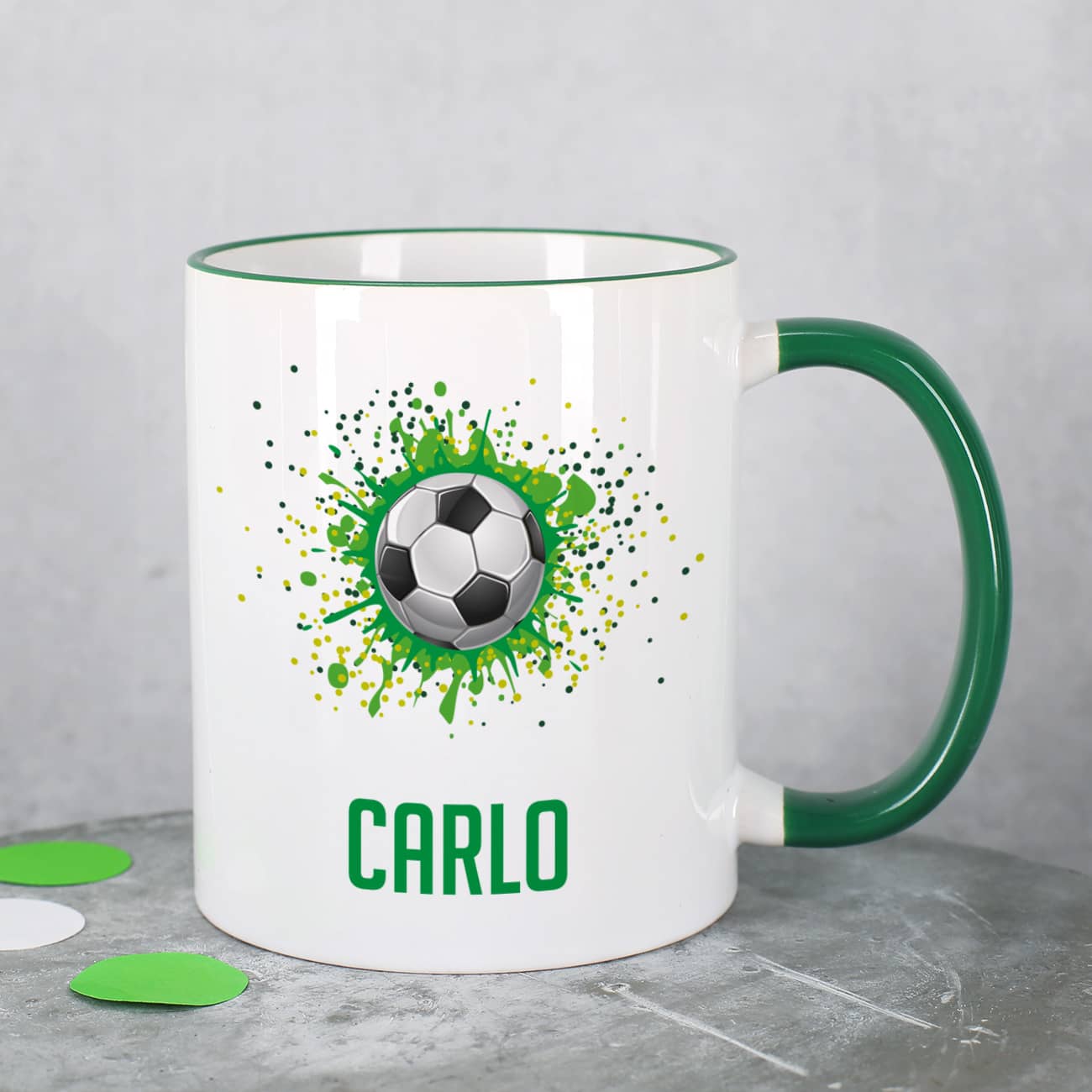 Persönliche Tasse für echte Fußball-Fans