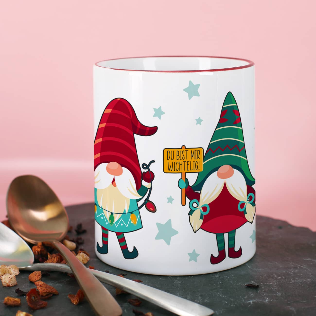 Tasse zu Weihnachten - du bist mir wichtelig