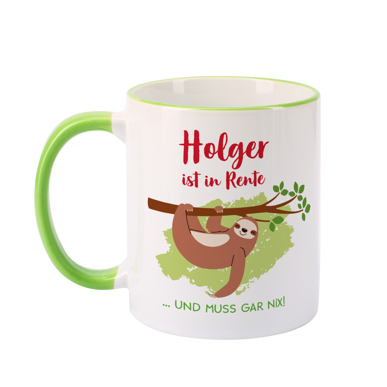 Tasse mit Faultier - Geschenk für Rentnerinnen