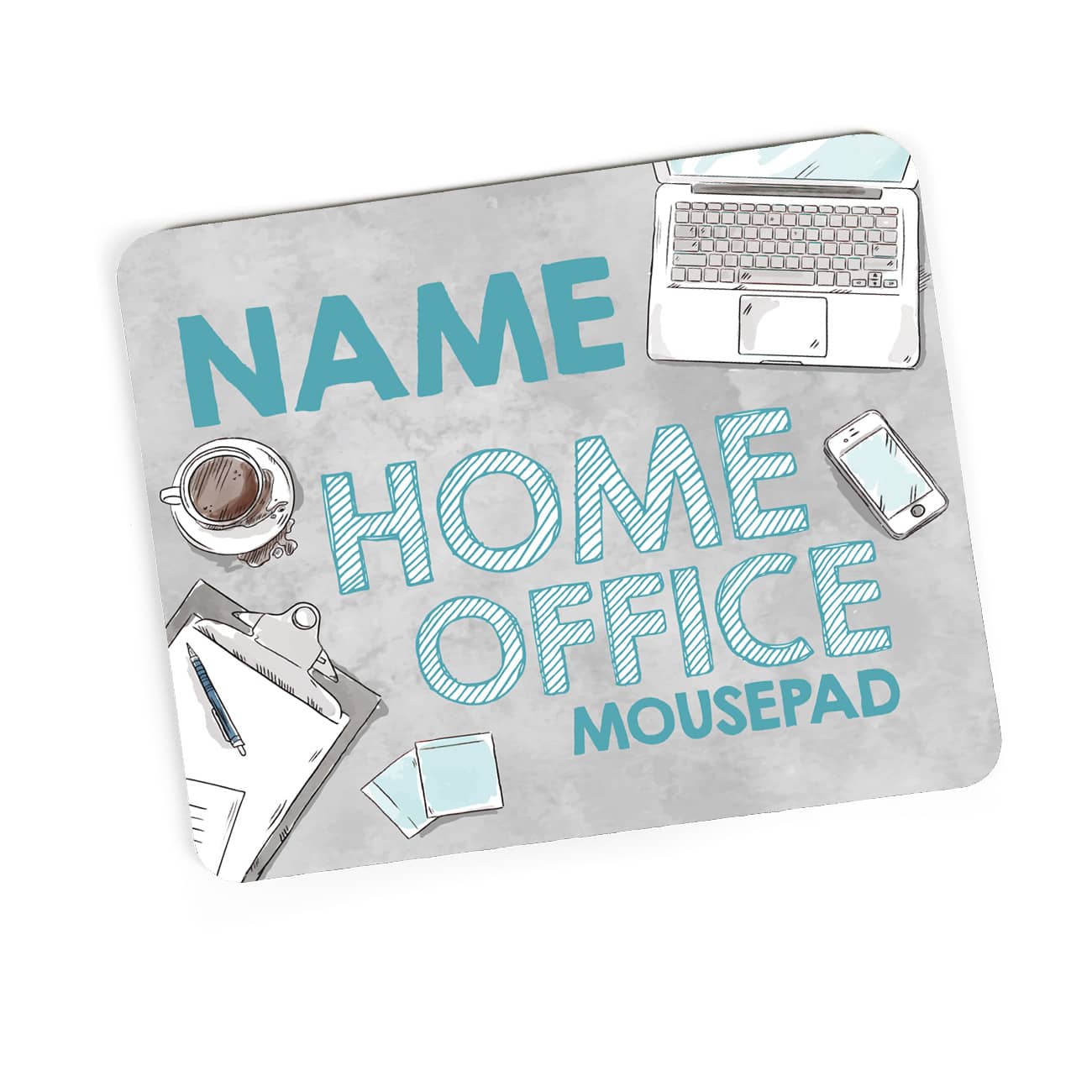 Homeoffice-Mousepad mit Ihrem Wunschnamen