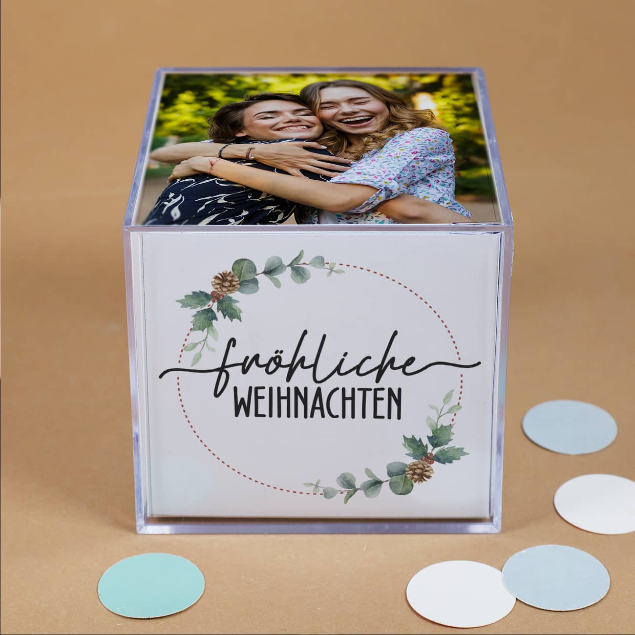 Fotowürfel als individuelles Weihnachtsgeschenk