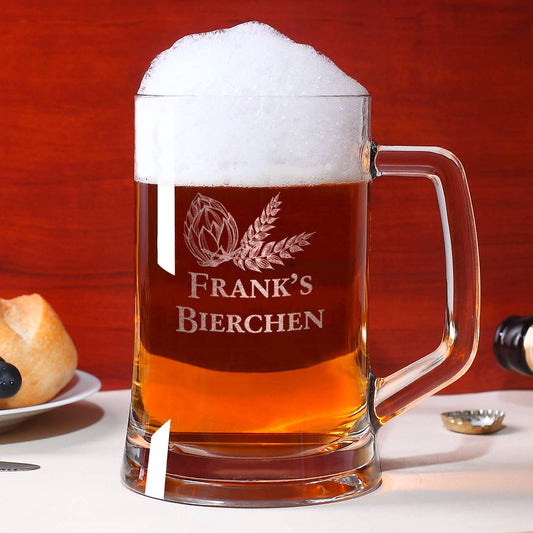 Bierseidel - Bierchen - mit Namensgravur