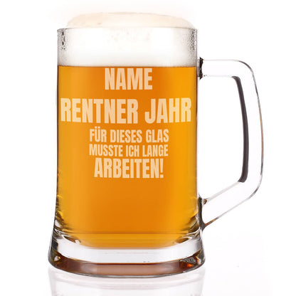 Mit Name und Jahr der Rente