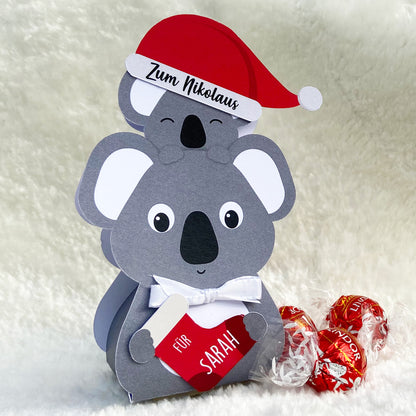 Koala mit 3 Lindorkugeln zum Nikolaus