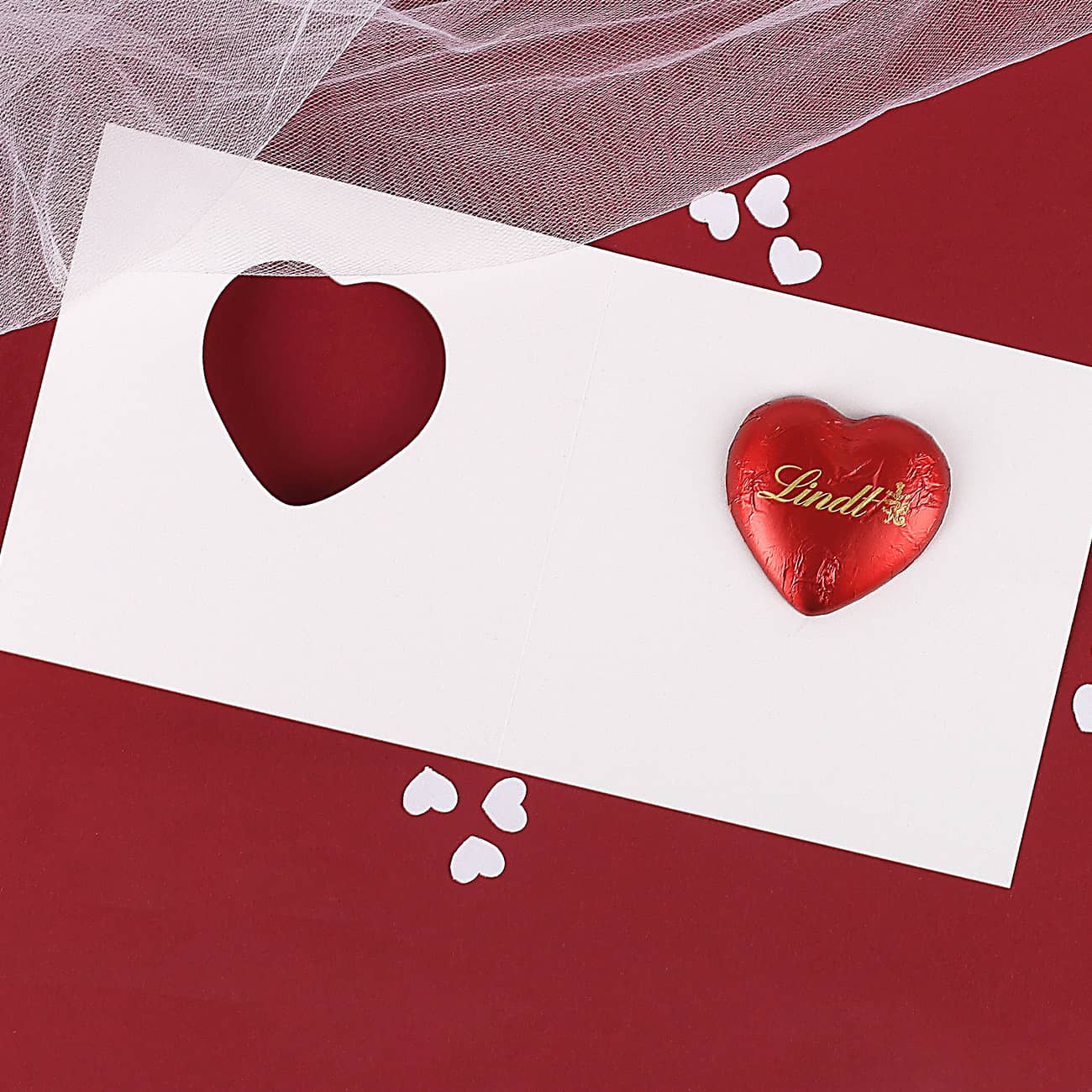 Love is in the air - Klappkarte zum Valentinstag zur Hochzeit