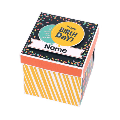 Happy Birthday - Überraschungsbox zum Geburtstag mit Name