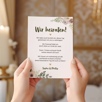 Hochzeitseinladung