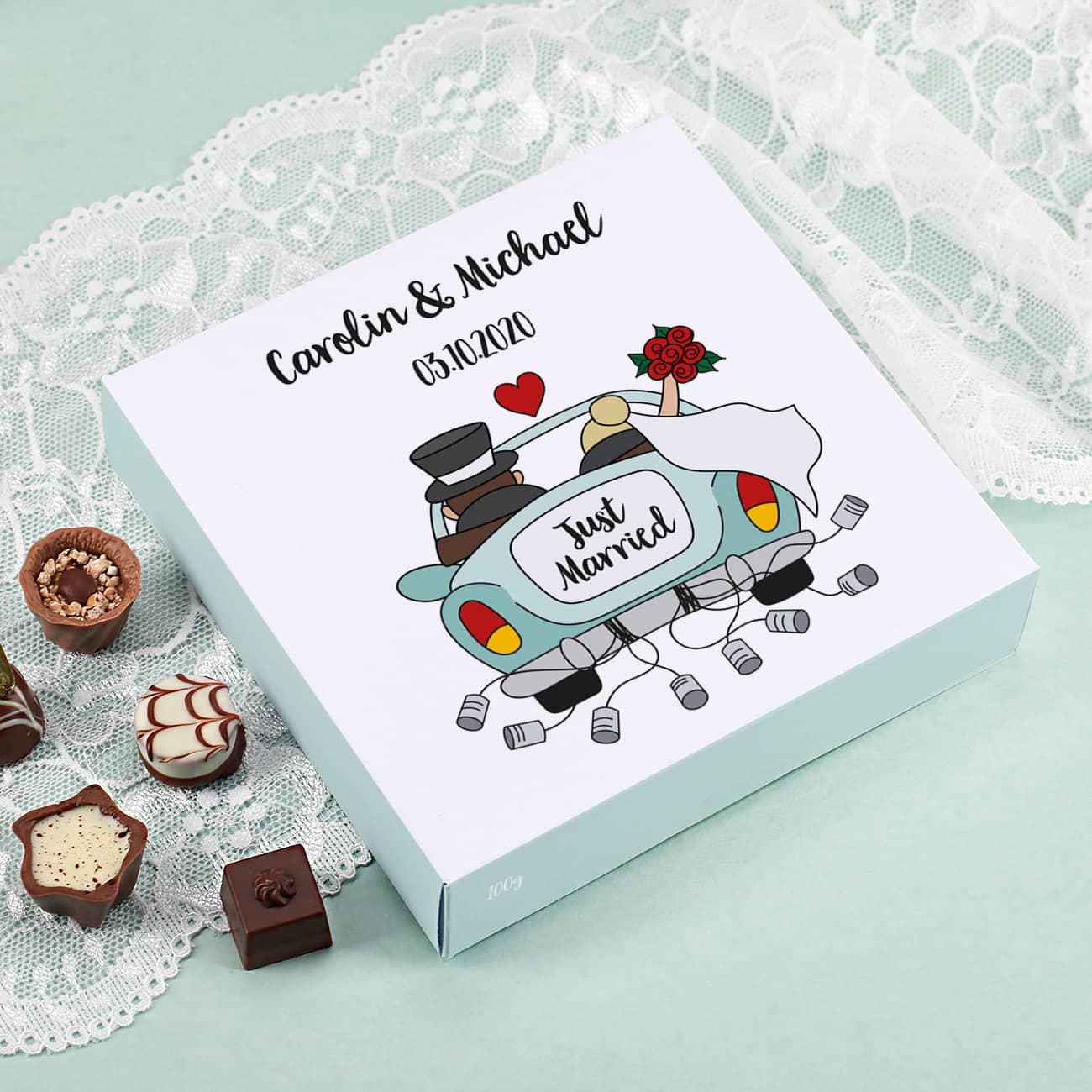 Just Married Pralinen von Lindt