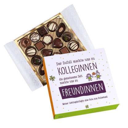 Lindt Pralinen mit Spruch - Geschenk zum Ruhestand für Kolleginnen