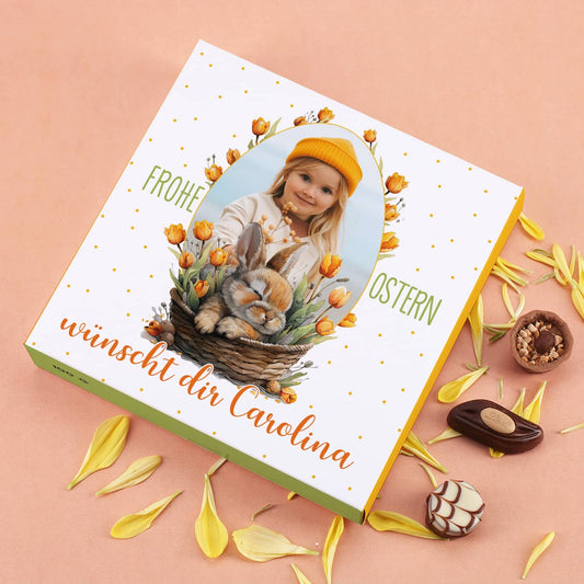 Lindt Pralinen zu Ostern mit Ihrem Foto & Wunschtext