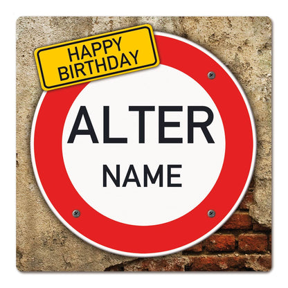 PVC-Banner zum Geburtstag