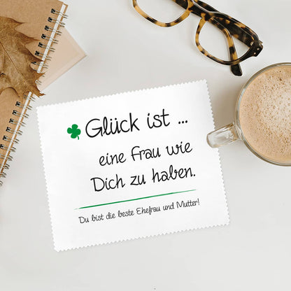 Brillenputztuch als Geschenk zum Valentinstag