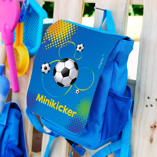 Kindergartenrucksack Fußball Name