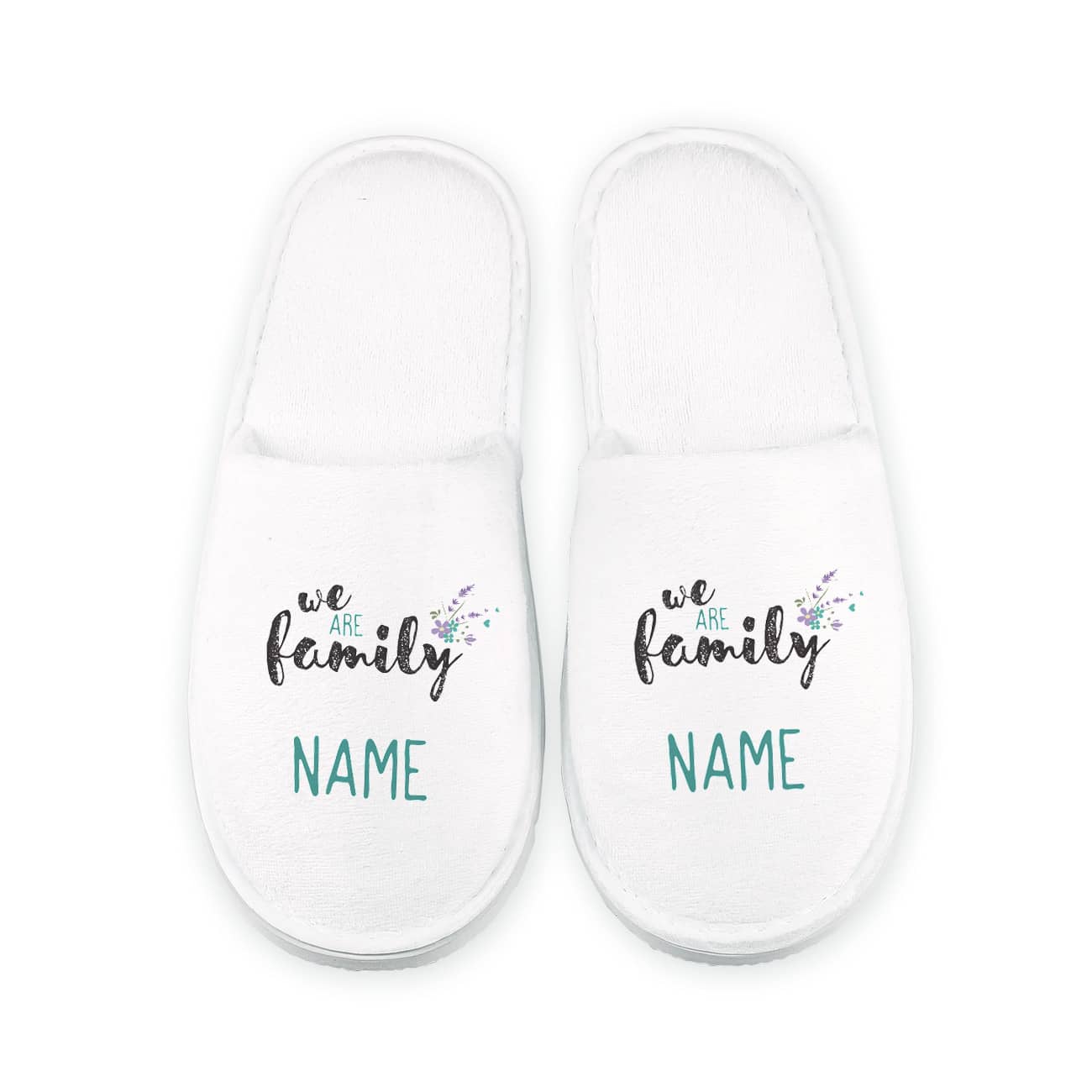 Frottee Slipper - We are family