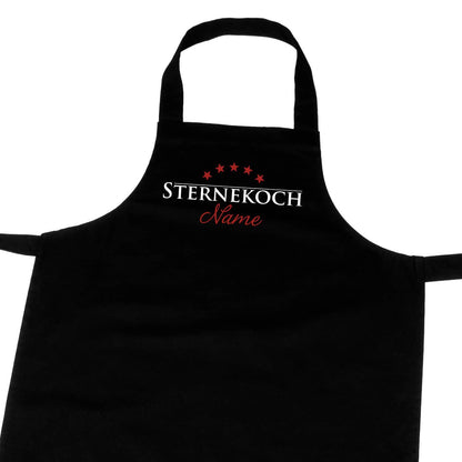 Schwarze Schürze Sternekoch