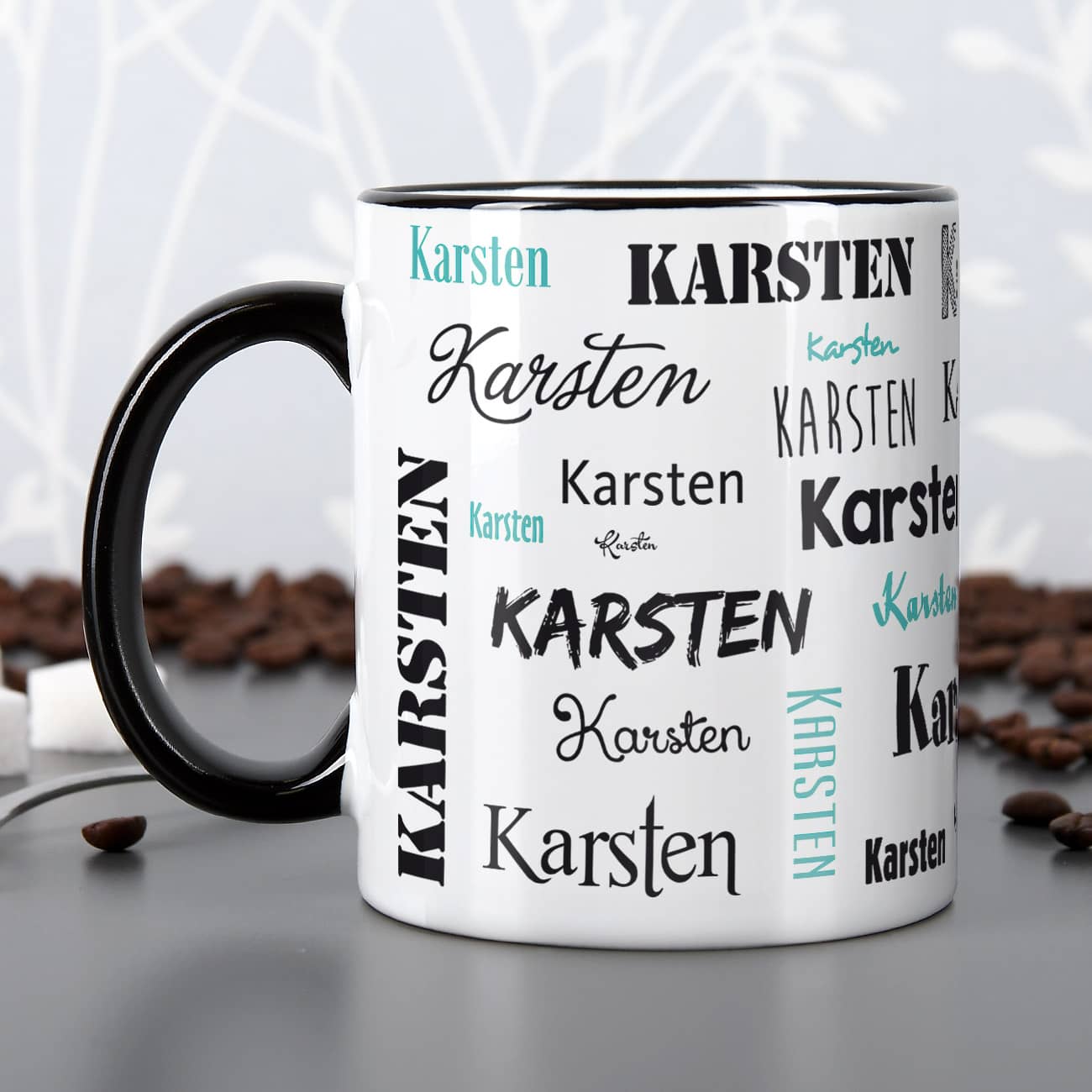 Tasse bedruckt mit deinem Namen