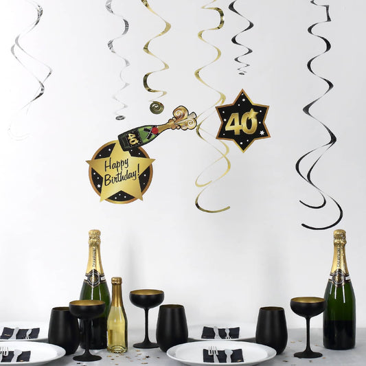 Party Dekoration Star zum 40. Geburtstag