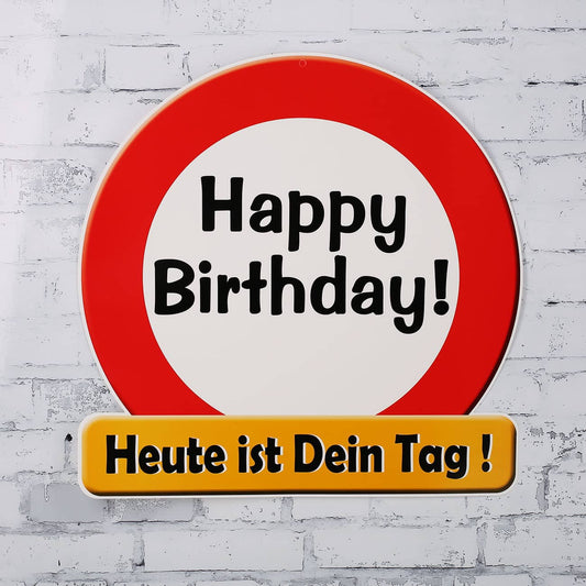 Riesiges Schild " Happy Birthday"