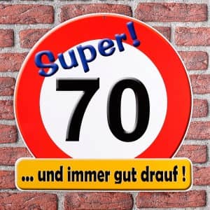 Lustige Dekorationen zum 70. Geburtstag