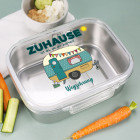 Zuhause ist da, wo wir parken! - Lunchbox für den Camper mit Wunschtext