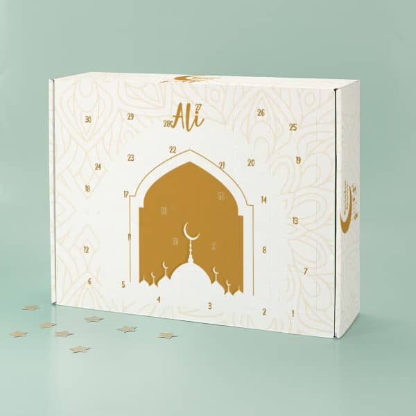 Ramadan Kareem - Moderner DIY Countdown Kalender mit Name personalisiert